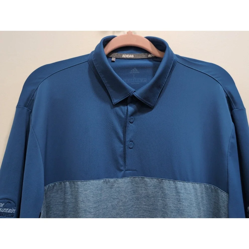 Adidas Golf Polo Blue Men's Size Large